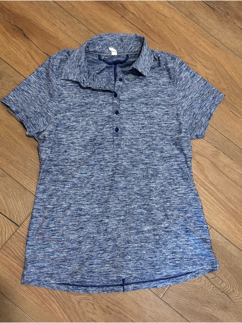 Under Armour Heathered Navy Polo